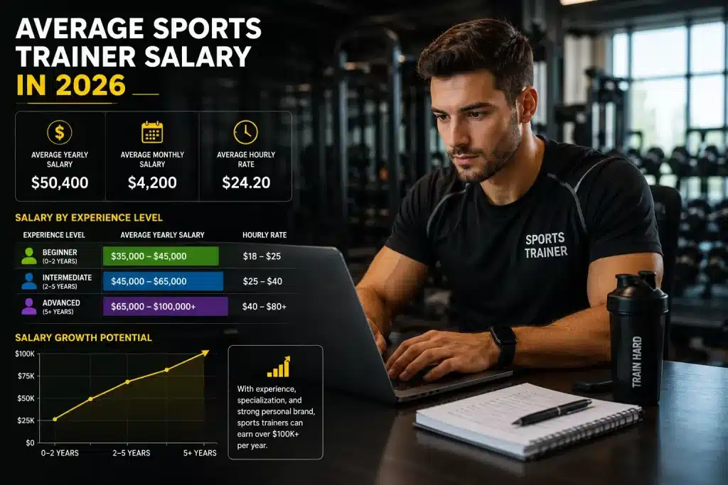 sports trainer salary