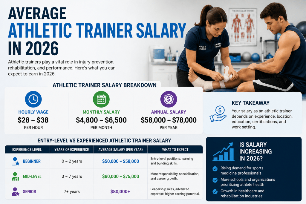athletic trainer salary