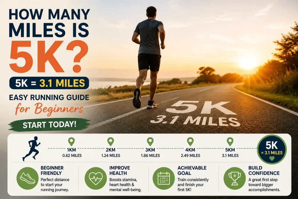 how many miles is 5k