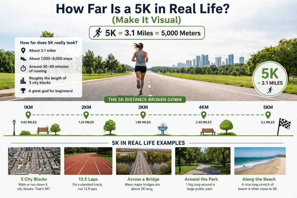 how many miles is 5k