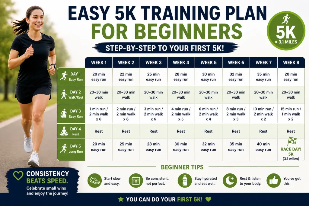 how many miles is 5k