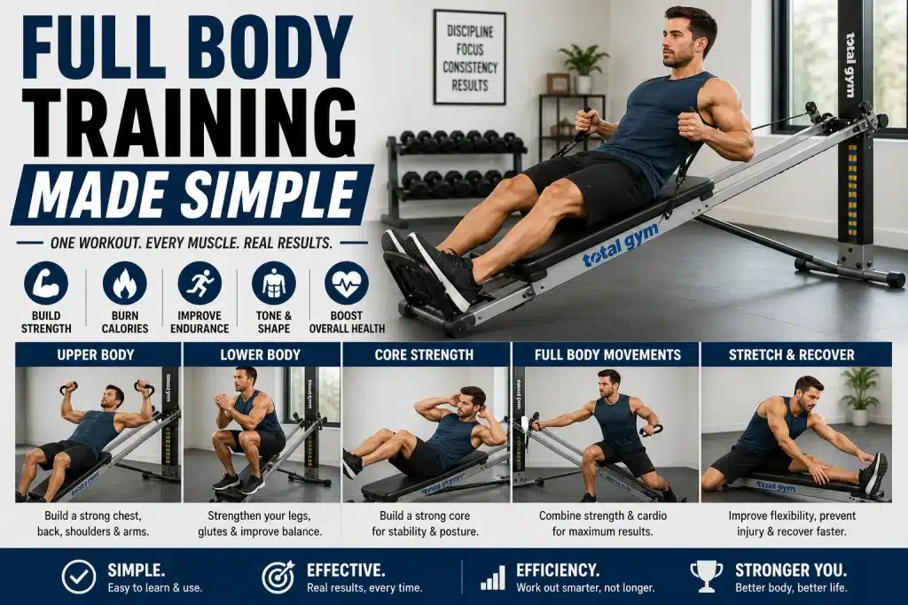 total gym workouts