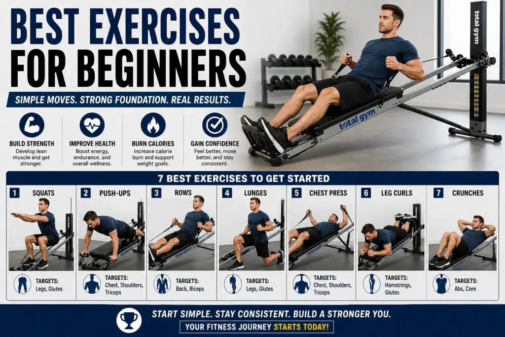 total gym workouts